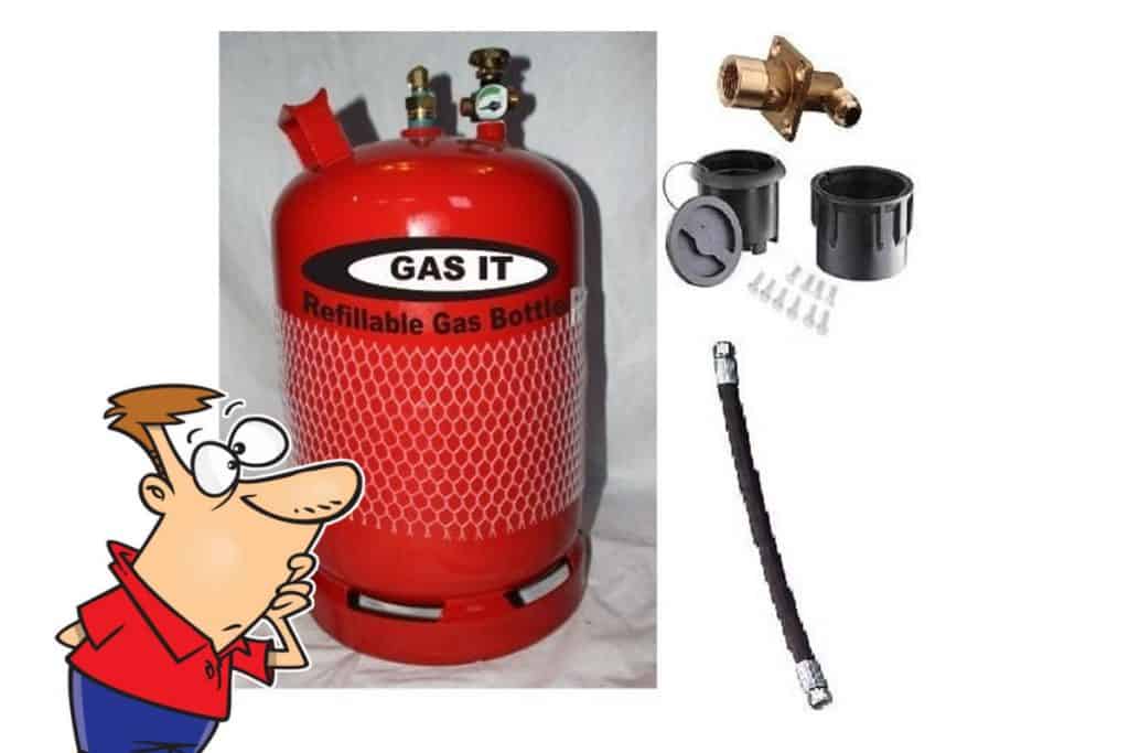 Refillable LPG Propane Bottles For Caravans/Motorhomes