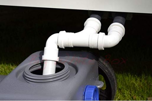 Caravan Wastewater Double Outlet